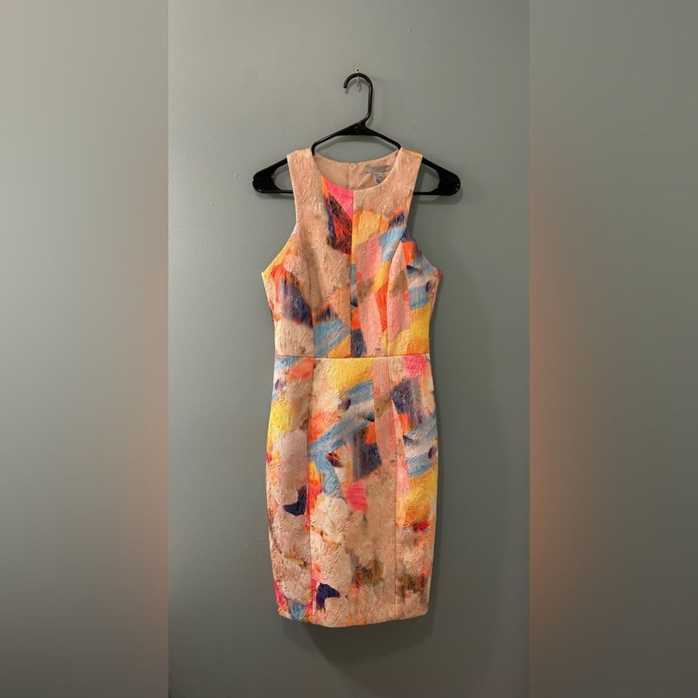 NWOT … H&M “Size: 6” Colorful Abstract Mini Dress